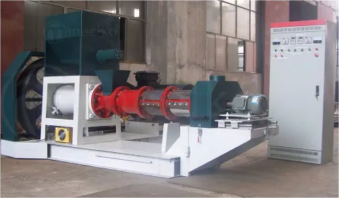 Imagen del producto relacionado Extrusora para alimento de gatos 1800-2000kg/h 132kW - MKED200B - Nuestras extrusoras de alimento en croquetas para gatos, pueden ser usadas intensivamente para todo tipo de moldeados de cer…