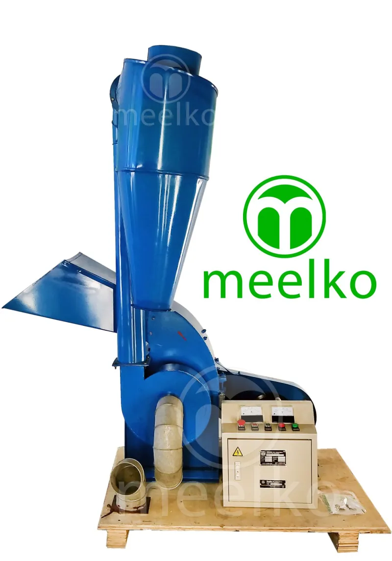 Imagen 2 del producto Molino Triturador de Biomasa MKH500C-C de 22 kW, hasta 1500 kg/h - Molino triturador de biomasa a martillos eléctrico MKH500C-C, con motor de 22 kW y hasta 1500 kg/h. Tritura biomasa seca en…